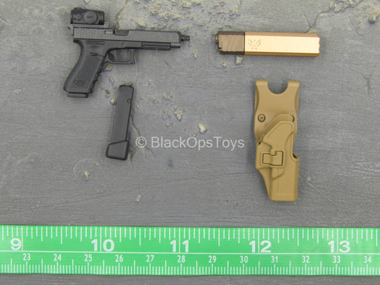 S.A.D Field Raid Version - 9mm Pistol & Holster w/Attachment Set
