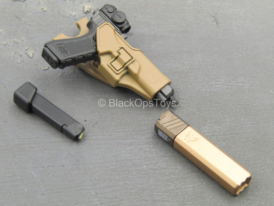 S.A.D Field Raid Version - 9mm Pistol & Holster w/Attachment Set