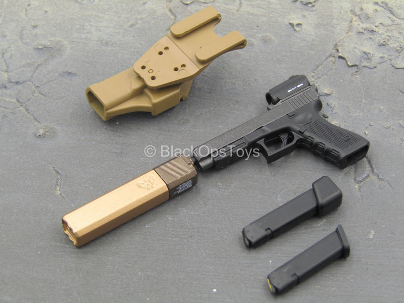 Load image into Gallery viewer, S.A.D Field Raid Version - 9mm Pistol &amp; Holster w/Attachment Set
