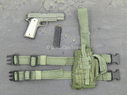 GI JOE - First Sergeant Duke - 1911 Pistol w/Drop Leg Holster