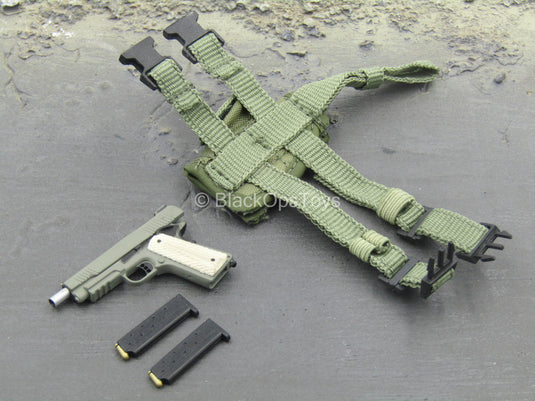 GI JOE - First Sergeant Duke - 1911 Pistol w/Drop Leg Holster