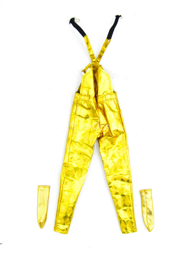 Load image into Gallery viewer, Gold Like Suspenders Set
