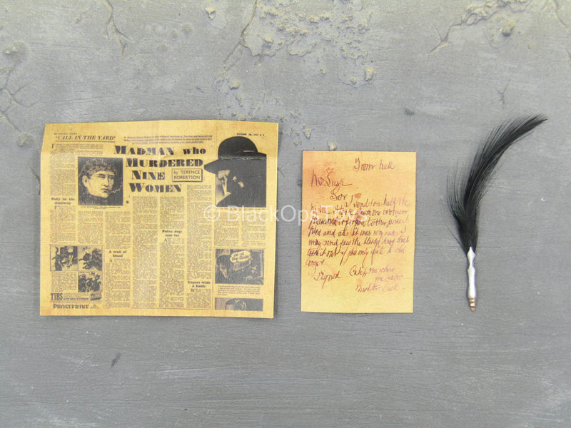 Load image into Gallery viewer, Misty Midnight - Jack the Ripper - Paper Set w/Quill Pen
