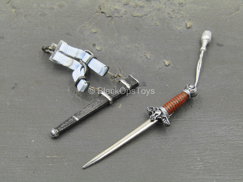 Load image into Gallery viewer, WWII - Luftwaffe Fighter Ace - Metal Dagger w/Detailed Sheath
