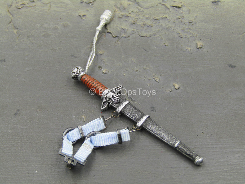 Load image into Gallery viewer, WWII - Luftwaffe Fighter Ace - Metal Dagger w/Detailed Sheath
