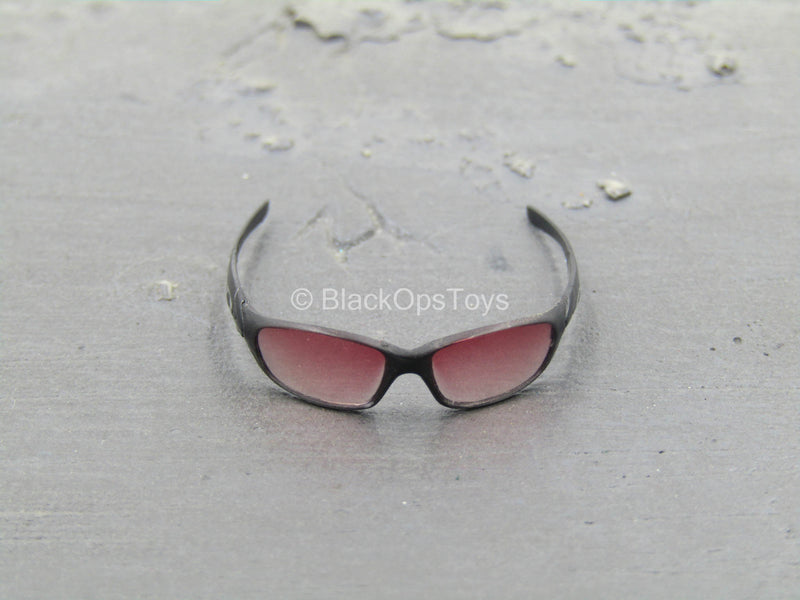 Load image into Gallery viewer, Gangsters Kingdom - Spade 5 - Black Glasses w/Red Lenses
