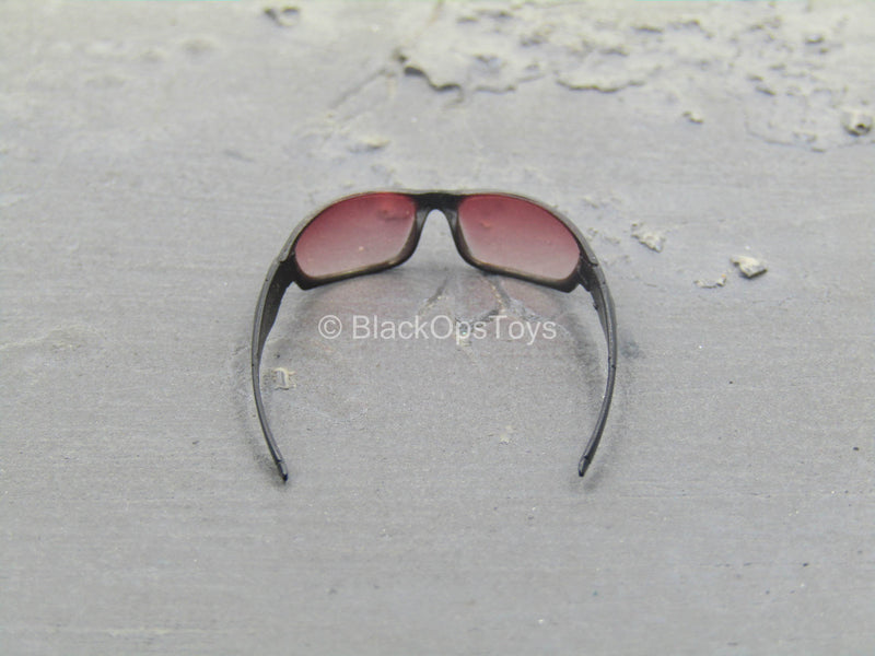Load image into Gallery viewer, Gangsters Kingdom - Spade 5 - Black Glasses w/Red Lenses

