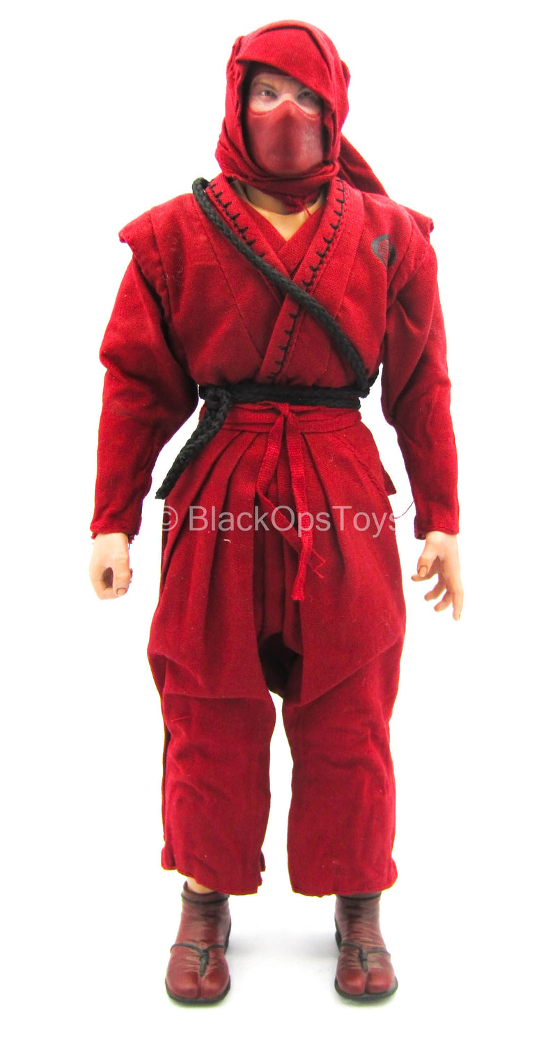 Load image into Gallery viewer, GI JOE - Cobra - Red Ninja - Male Dressed Body w/Head Sculpt
