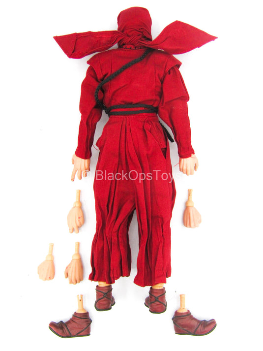 GI JOE - Cobra - Red Ninja - Male Dressed Body w/Head Sculpt