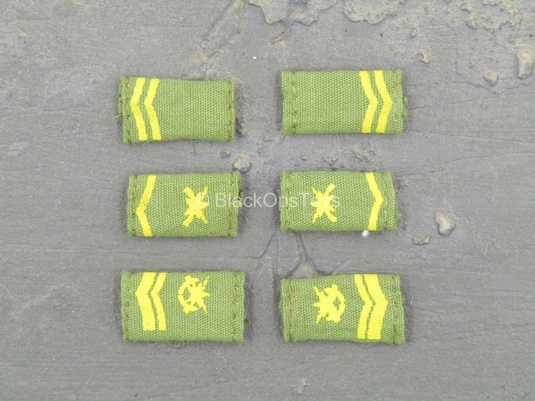 Chinese Peoples Armed Police Force - Rank Insignia Set
