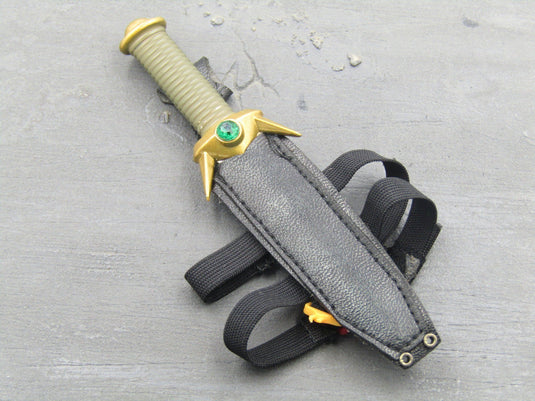 Deathstroke - Green & Gold Knife w/Sheath