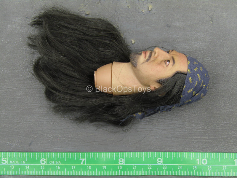 Load image into Gallery viewer, Brave Samurai - Male Head Sculpt w/Bandana
