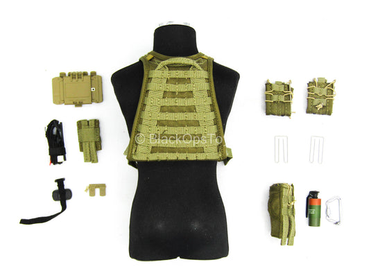 26th MEU Free Fall Insertion - MOLLE Plate Carrier w/Pouches & Gear