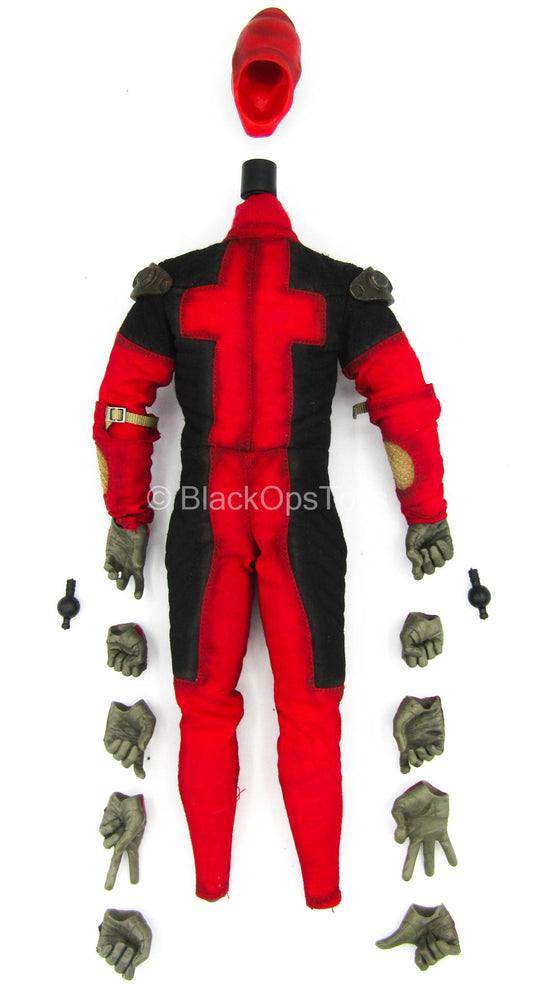 Deadpool - Male Body Uniform & Hand Set w/Head Sculpt