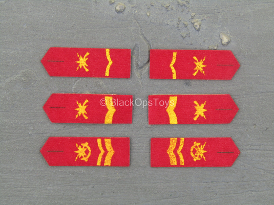 Chinese Peoples Armed Police Force - Rank Insignia Set