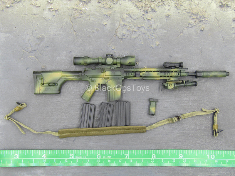 Load image into Gallery viewer, 31st MEU Free Fall Insertion - Camo Mk11 MOD1 Rifle w/Attachments
