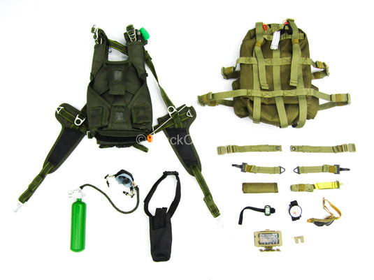 31st MEU Free Fall Insertion - Parachute w/Bag & Gear Set