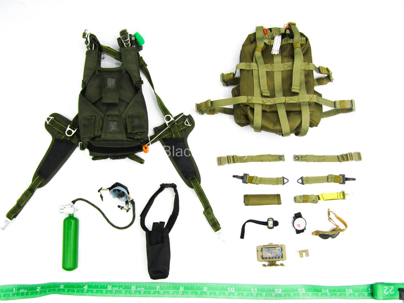 ミリタリー IWG Special Bear Service 31st MEU Free Fall Insertion - Parachute w/Bag & Gear Set
