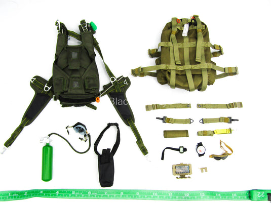 31st MEU Free Fall Insertion - Parachute w/Bag & Gear Set