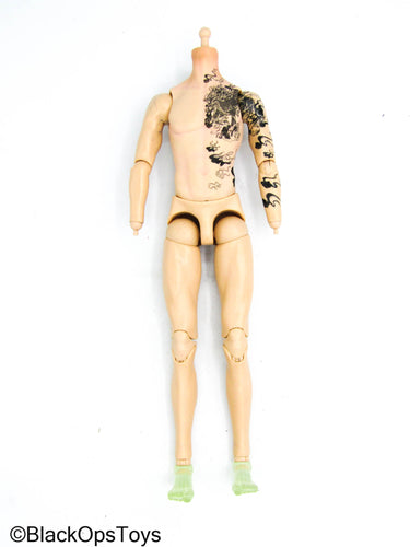 Zhang Qiling - Male Base Body w/Tattoos & 3d Printed Feet & Stand