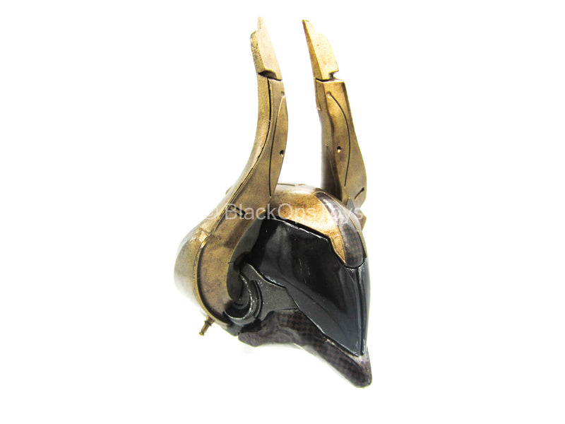 Load image into Gallery viewer, Destiny 2 - Warlock Golden Tracer - Weathered Helmeted Head Sculpt
