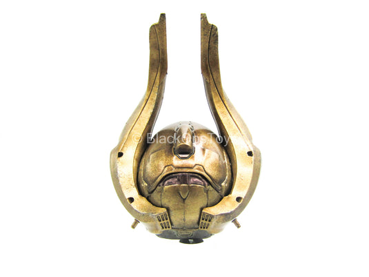 Destiny 2 - Warlock Golden Tracer - Weathered Helmeted Head Sculpt