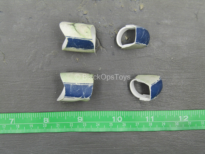 Load image into Gallery viewer, Star Wars - Captain Rex - Blue &amp; White Bicep Armor &amp; Elbow Pads
