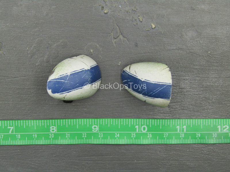 Load image into Gallery viewer, Star Wars - Captain Rex - Weathered Blue &amp; White Shoulder Armor
