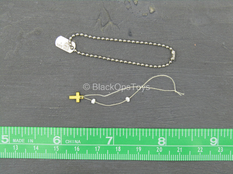 Load image into Gallery viewer, Platoon - Vietnam Elias - Dog Tag &amp; Necklace Set

