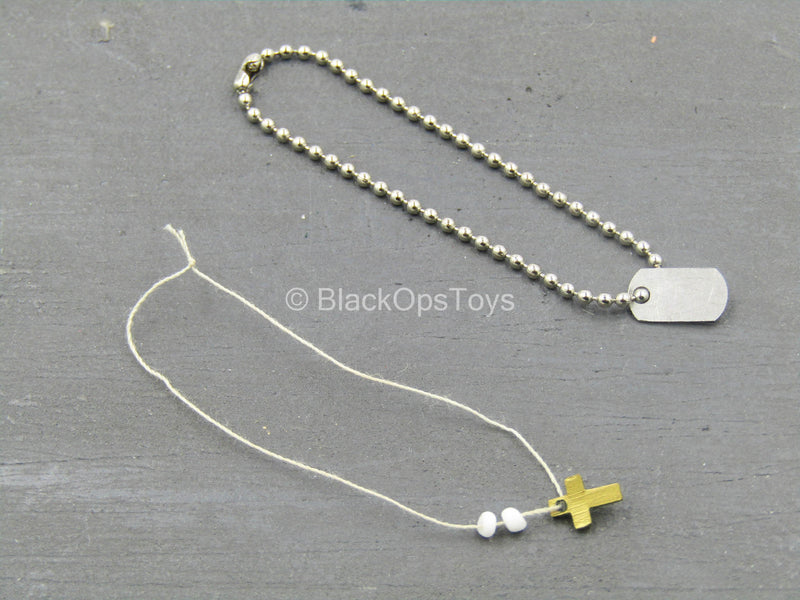 Load image into Gallery viewer, Platoon - Vietnam Elias - Dog Tag &amp; Necklace Set

