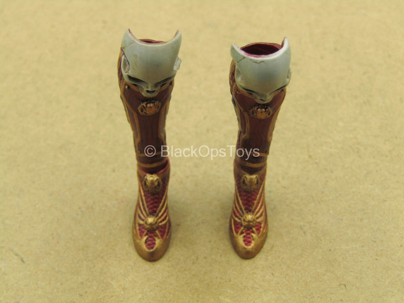 Load image into Gallery viewer, 1/12 - Sariah Goddess Of War - Boots w/Greaves (Peg Type)
