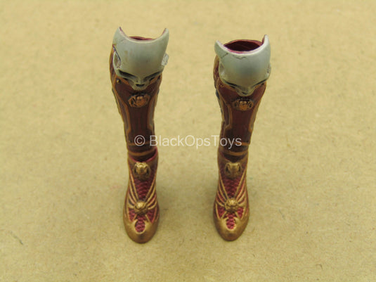 1/12 - Sariah Goddess Of War - Boots w/Greaves (Peg Type)