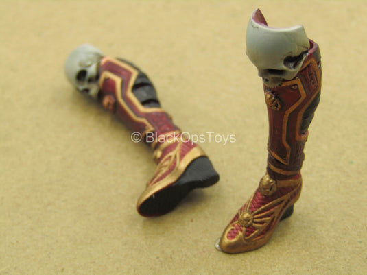 1/12 - Sariah Goddess Of War - Boots w/Greaves (Peg Type)