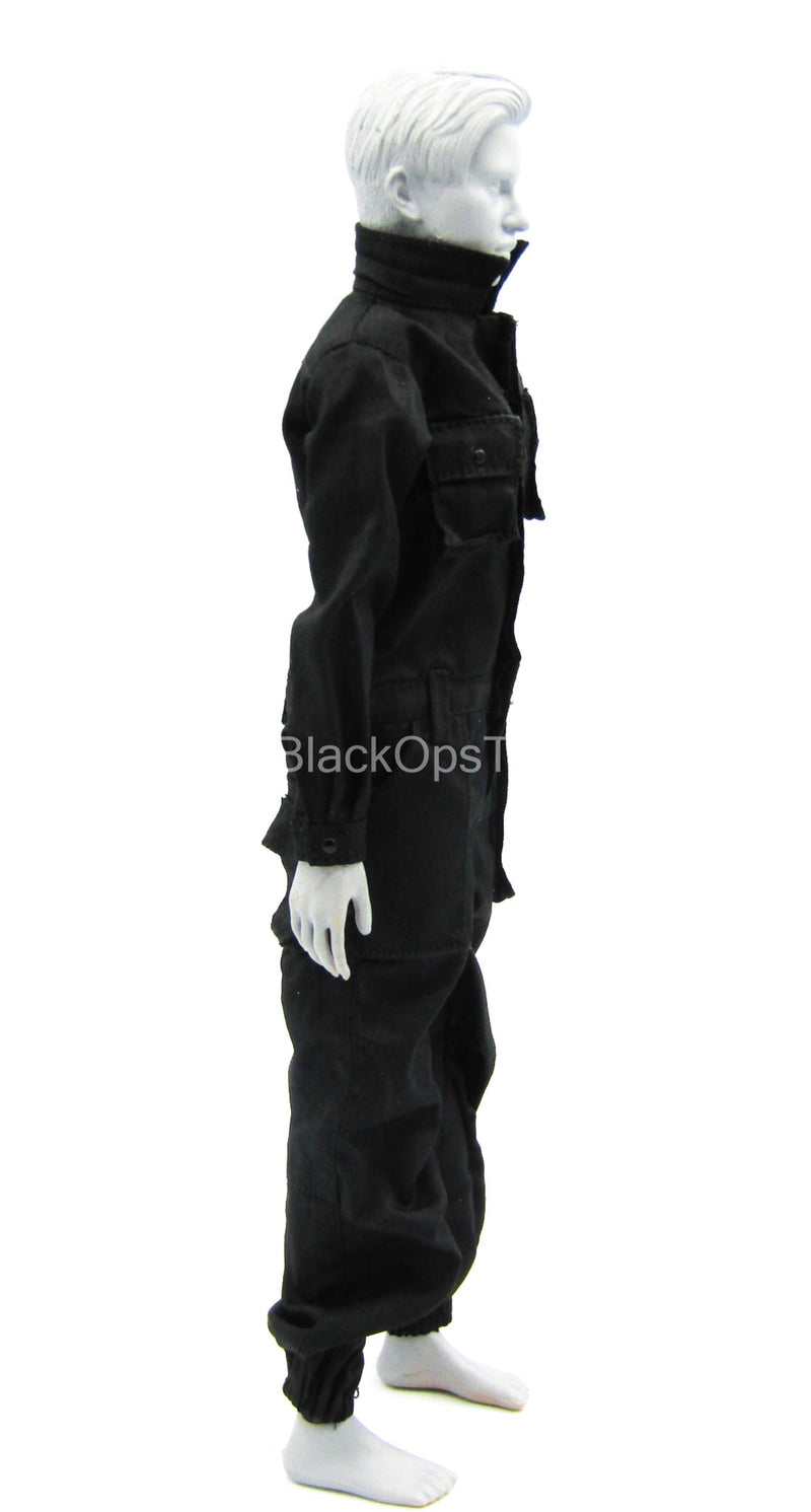Load image into Gallery viewer, Female Work Wear - Black Jump Suit
