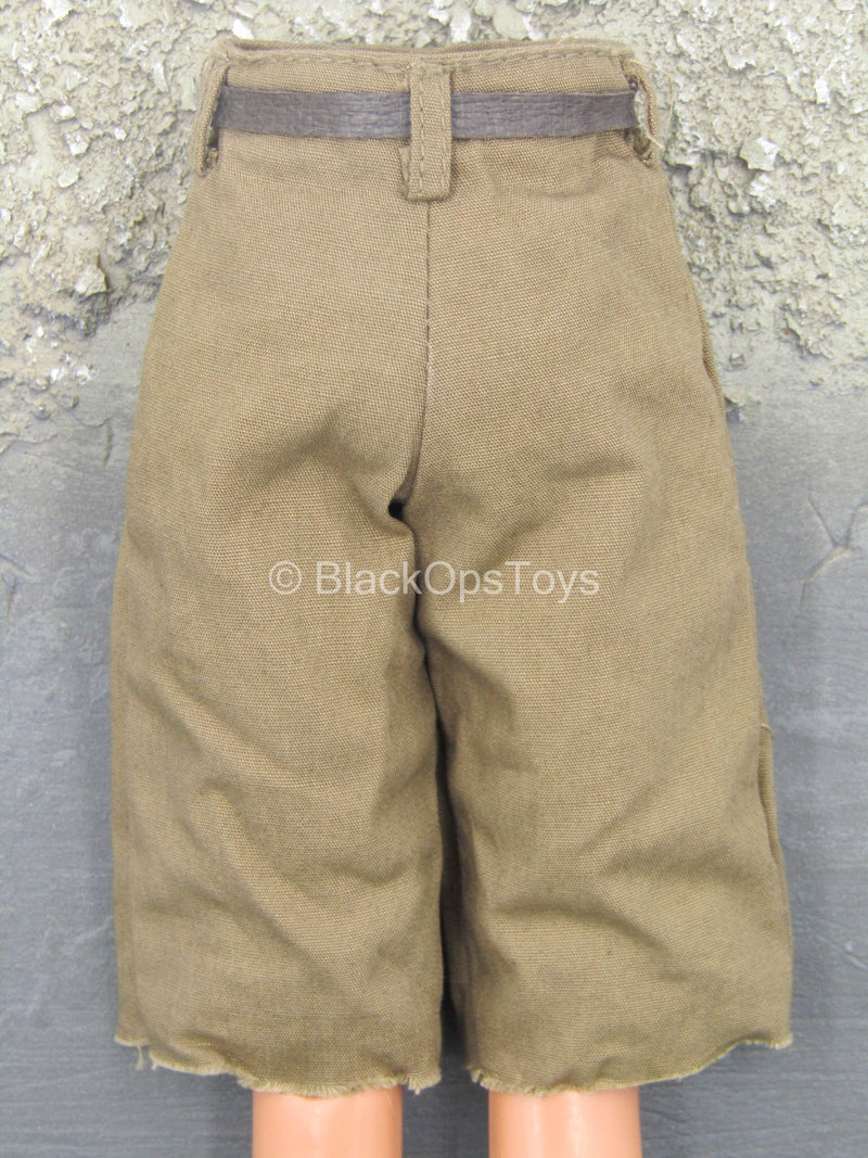 Load image into Gallery viewer, LOTR - Frodo Baggins - Tan Pants w/Brown Leather-Like Belt
