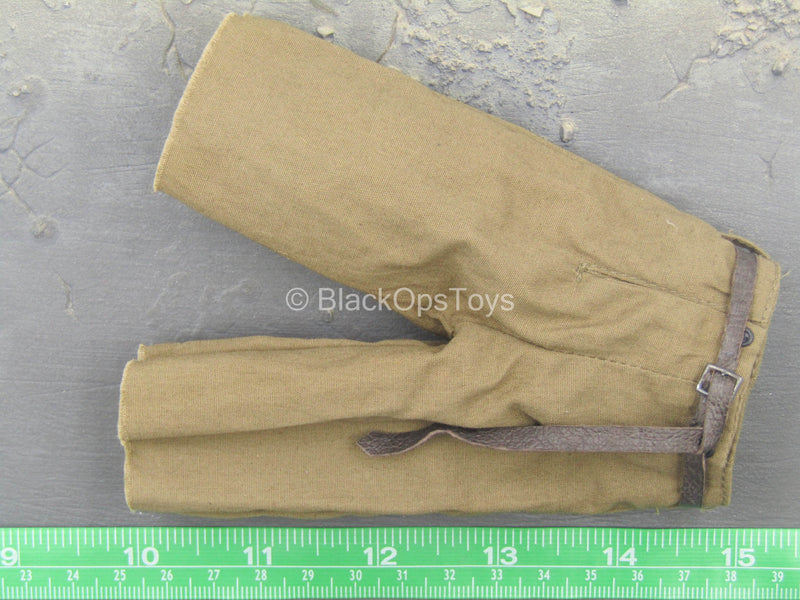 Load image into Gallery viewer, LOTR - Frodo Baggins - Tan Pants w/Brown Leather-Like Belt
