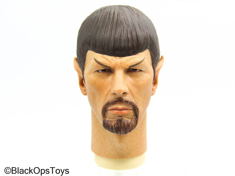 Load image into Gallery viewer, Star Trek TOS - Spock Mirror Universe - Male Head Sculpt w/Hands
