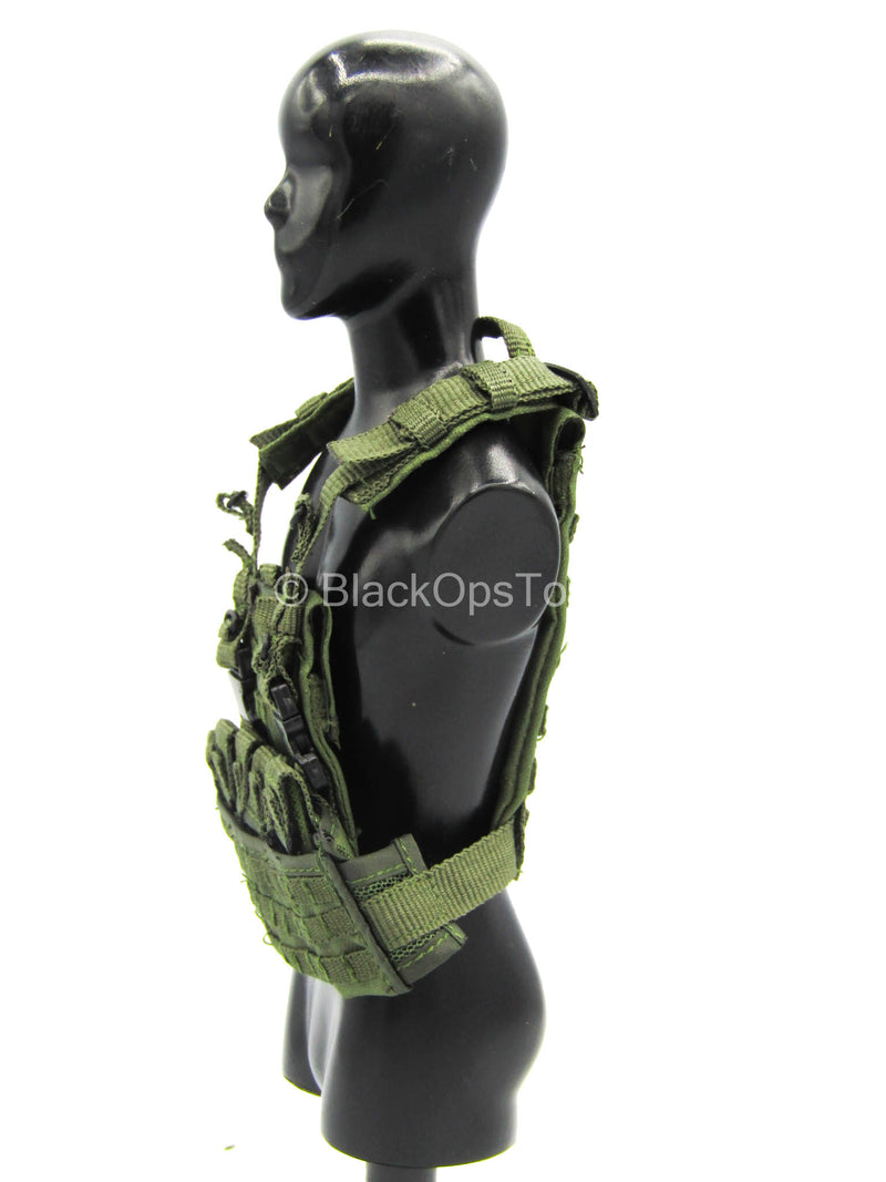 Load image into Gallery viewer, CIA SOG Field Operator - Green MOLLE Combat Vest
