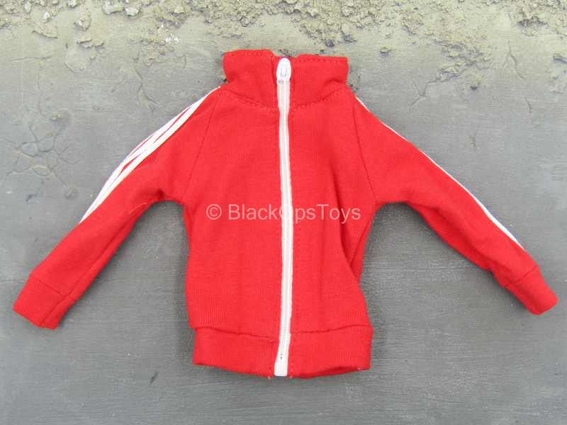 Load image into Gallery viewer, Red &amp; White Track Suit Set
