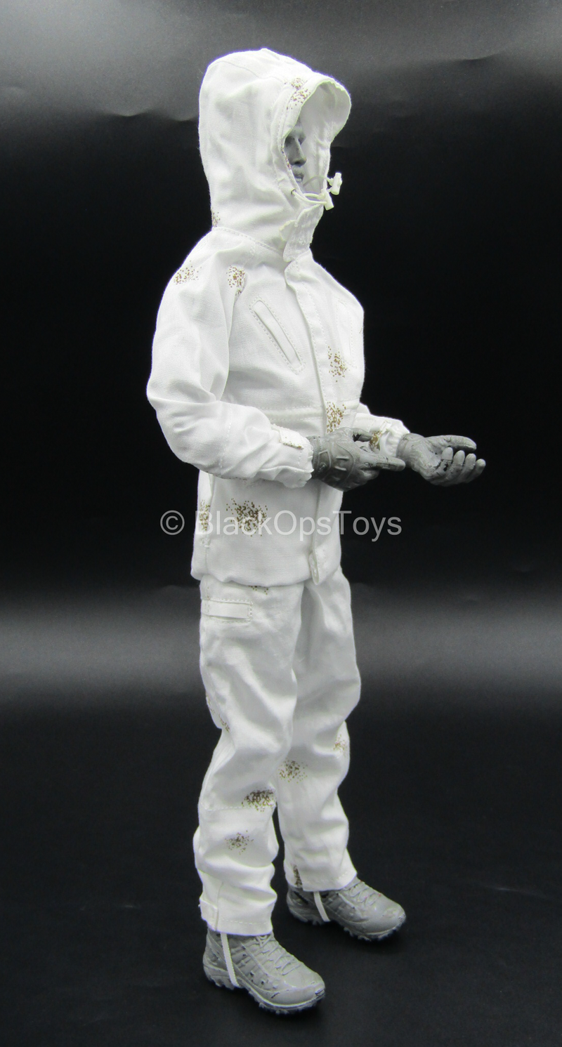 Load image into Gallery viewer, PLA Navy Marine Corps - White &amp; Brown Winter Uniform Set
