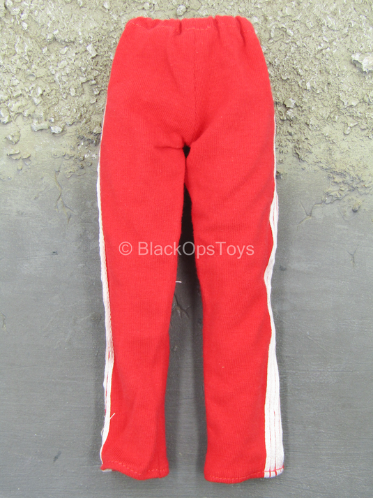 Red & White Track Suit Set