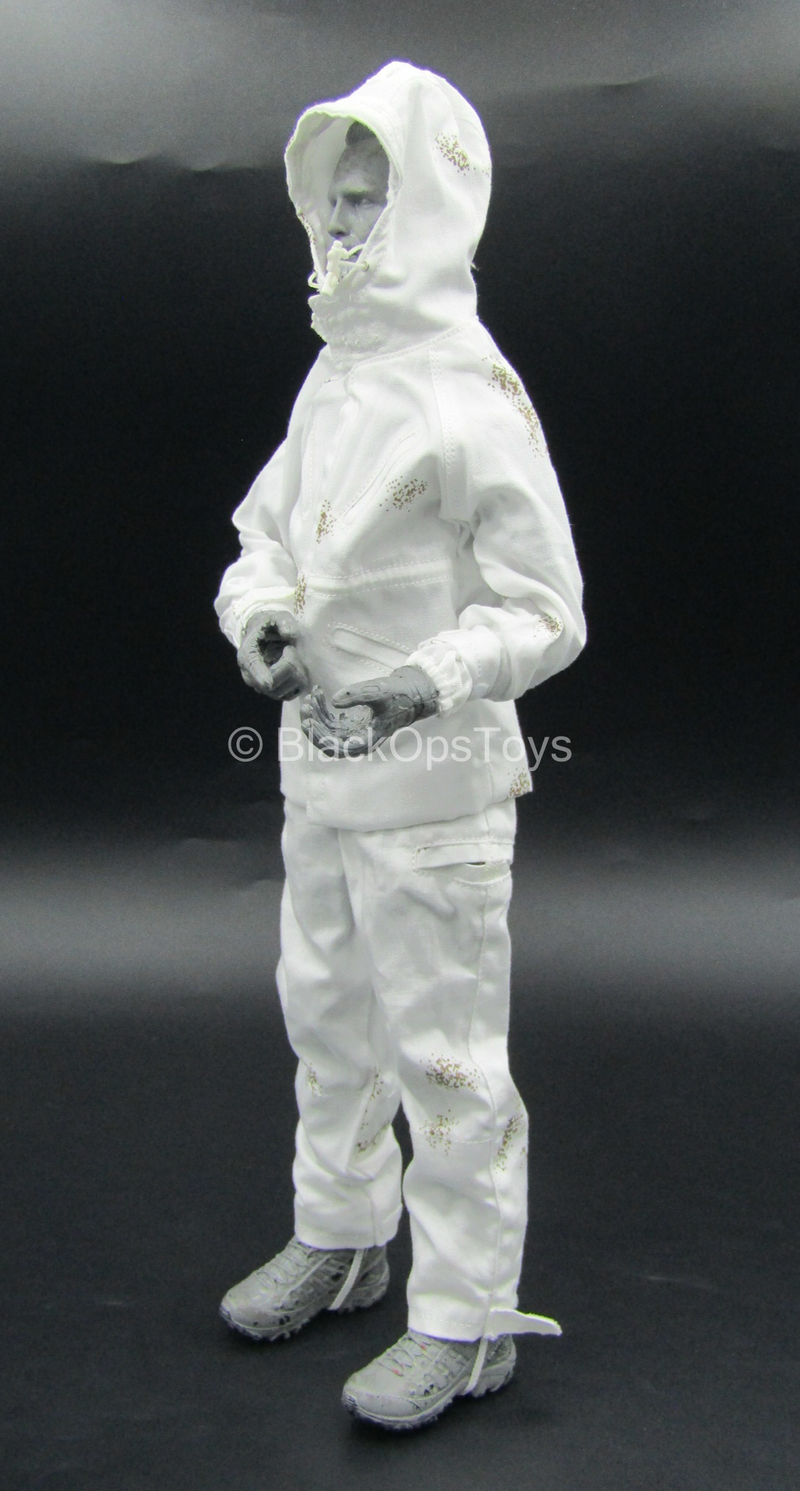 Load image into Gallery viewer, PLA Navy Marine Corps - White &amp; Brown Winter Uniform Set
