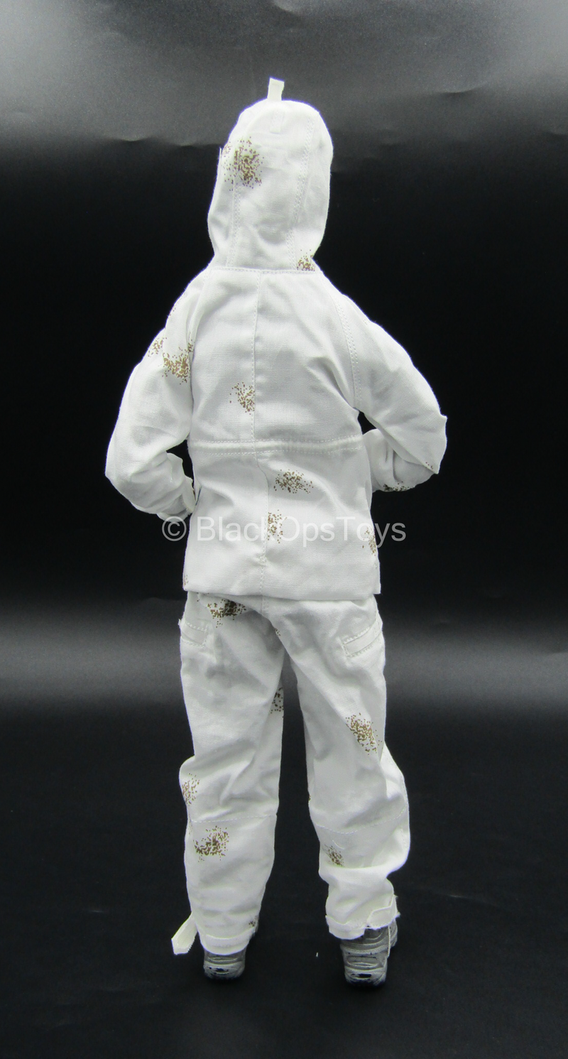 Load image into Gallery viewer, PLA Navy Marine Corps - White &amp; Brown Winter Uniform Set
