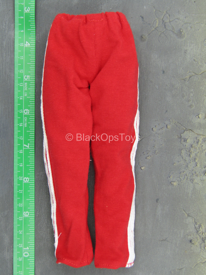 Load image into Gallery viewer, Red &amp; White Track Suit Set
