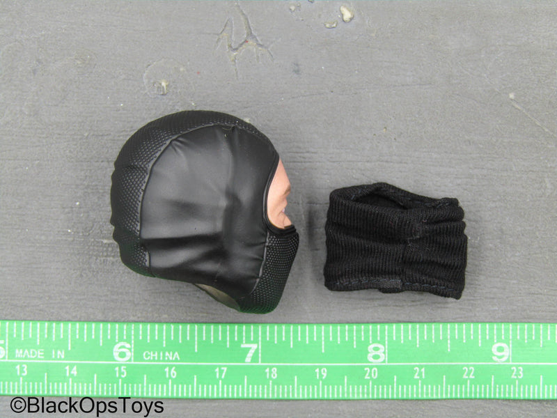 Load image into Gallery viewer, Squid Game Guard - Asian Male Head Sculpt w/Mask &amp; Neck Toque
