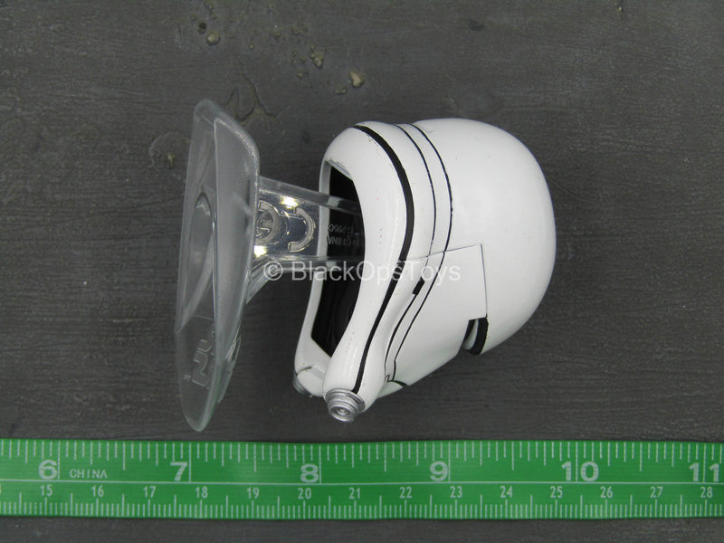 Load image into Gallery viewer, Star Wars - Metal First Order Snowtrooper Helmet On Stand
