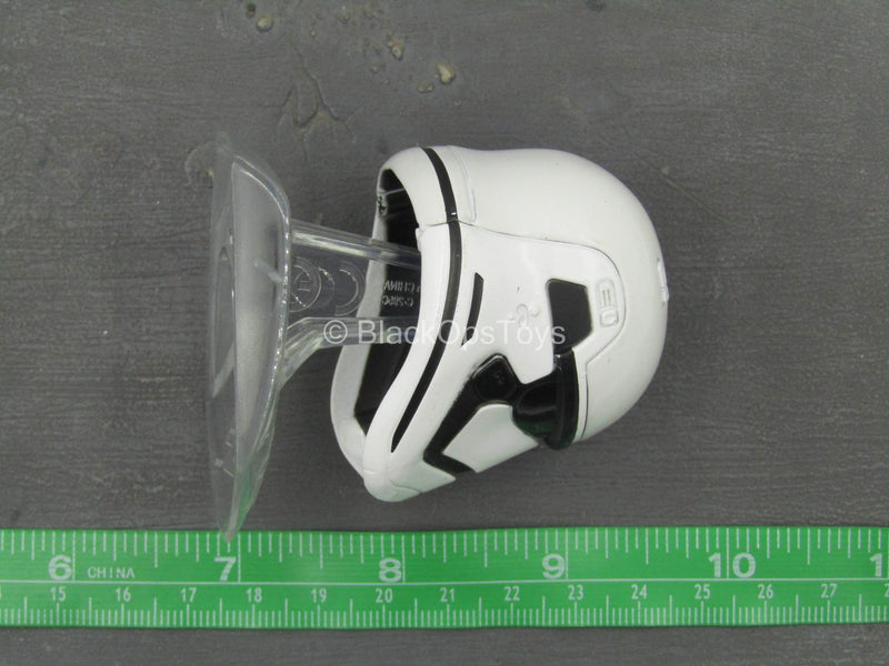 Load image into Gallery viewer, Star Wars - Metal First Order Stormtrooper Helmet On Stand
