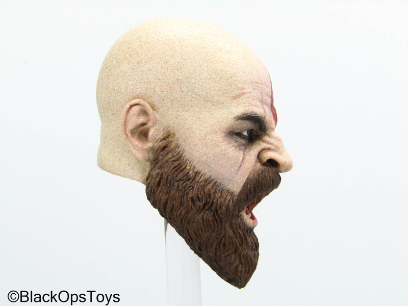 Load image into Gallery viewer, Ghosts Of Sparta - Male Yelling Head Sculpt w/Hands
