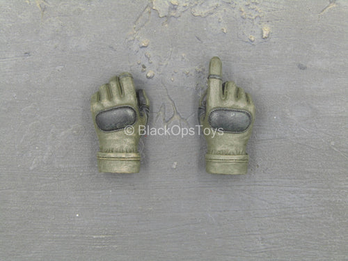 Navy Seal VBSS - OD Green Right Trigger Gloved Hand Set Type 2