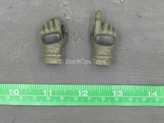 Navy Seal VBSS - OD Green Right Trigger Gloved Hand Set Type 2